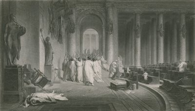 Cæsars død, Julius Cæsar af English School