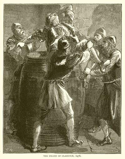 Clarences død, 1478 af English School