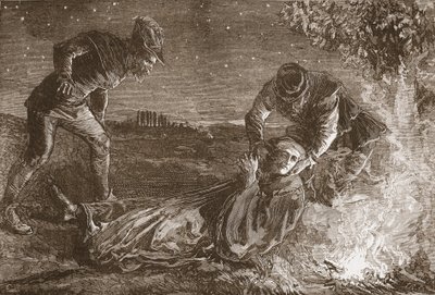 The Death of Zwingle, illustration fra 