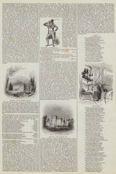 Derbyet i Epsom (gravering) af English School