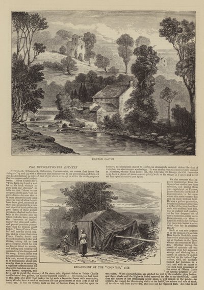 Derwentwater Estates (gravering) af English School