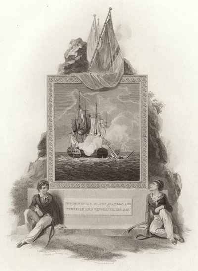 Den desperate handling mellem de grusomme og hævn, dec 1757 af English School
