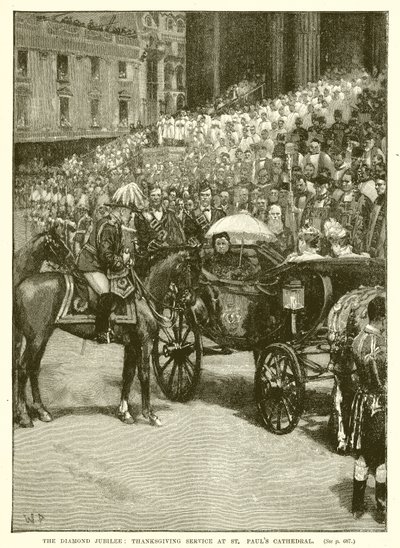 The Diamond Jubilee: Thanksgiving-gudstjeneste i St. Pauls Cathedral af English School