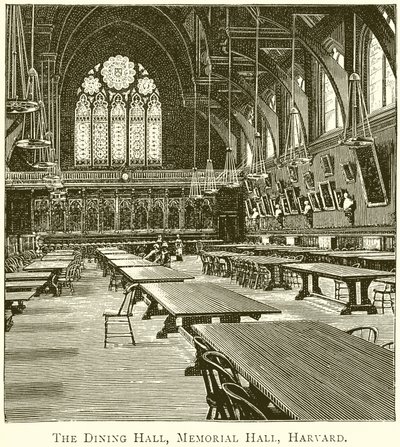 The Dining Hall, Memorial Hall, Harvard af English School