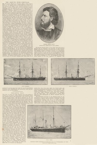 Striden med Portugal (gravering) af English School