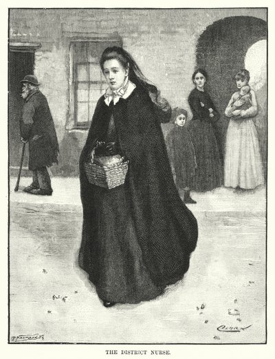 Distriktssygeplejersken (gravering) af English School