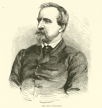 Duc dAumale, marts 1871 af English School