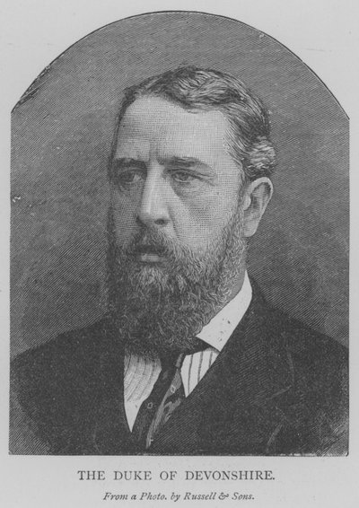 Hertugen af Devonshire (gravering) af English School