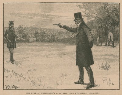 Hertugen af Wellingtons duel med Lord Winchilsea af English School