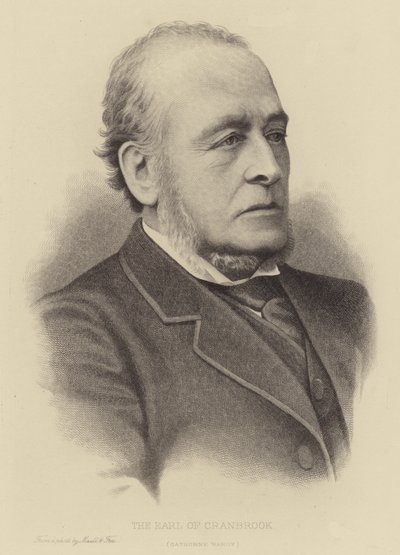 Jarlen af Cranbrook, Gathorne Hardy af English School