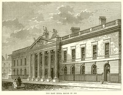East India House i 1803 af English School