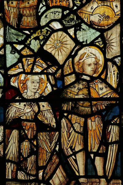 Ostfenster (Ew), musizierende Engel von English School