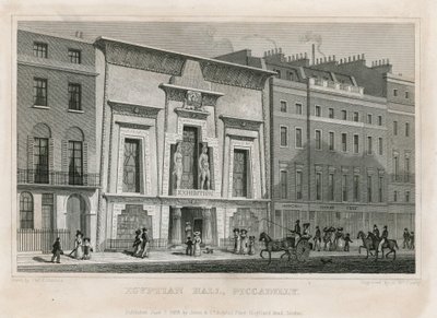 Den egyptiske hal, Piccadilly af English School