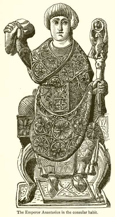 Kejser Anastasius i den konsulære vane af English School