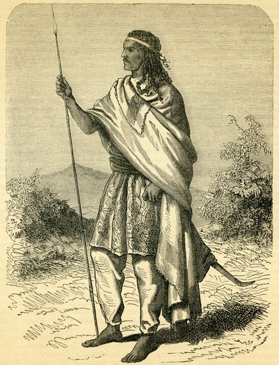 Kejser Theodor II (ca. 1818-68) (gravering) af English School