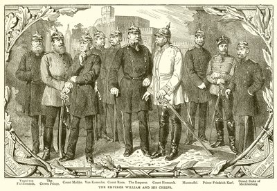 Kejser Vilhelm og hans Høvdinge af English School