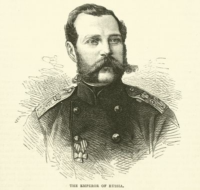 Ruslands kejser, november 1870 af English School