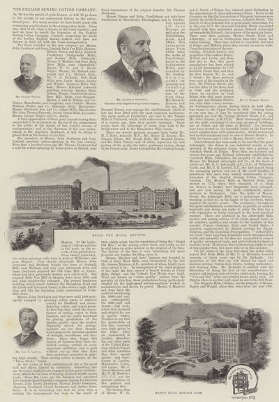 The English Sewing Cotton Company (gravering) af English School