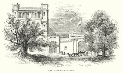 Die Eingangstore (Gravur) von English School