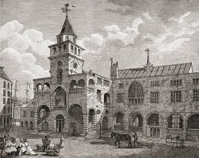 Børsen, Newcastle upon Tyne i det 17. århundrede, fra 