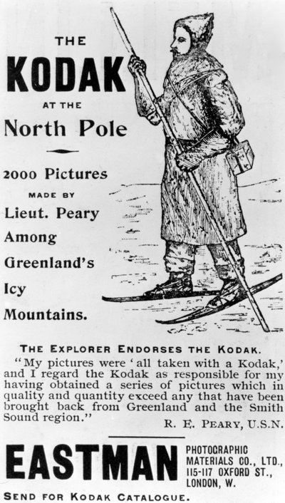 The Explorer støtter Kodak, 1893 af English School
