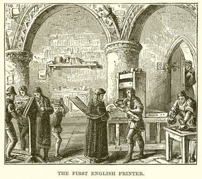 Den første engelske printer af English School