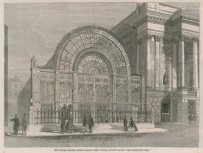 The Floral Arcade, Royal Italian Opera House, Covent Garden af English School
