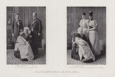 De fire generationer af vores kongelige familie af English School