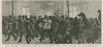 Die französischen Wahlen - Randalierer greifen das Pariser Büro des Galois an von English School