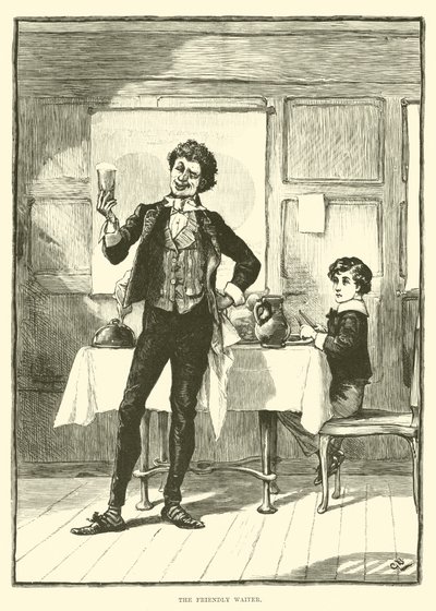 Den venlige tjener (gravering) af English School