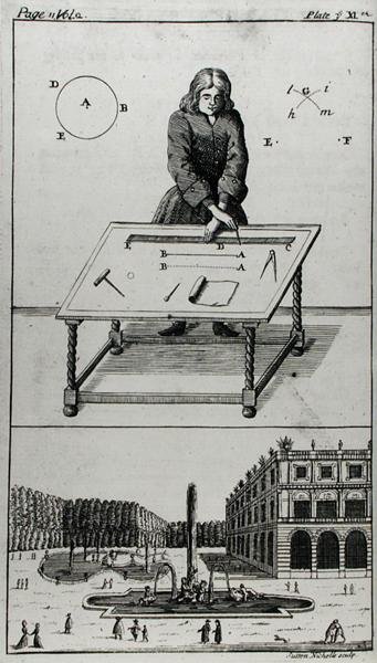 Der Gartengestalter, Frontispiz für 