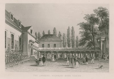 Haverne ved Highbury Barn Tavern af English School