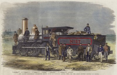 George Stephenson-lokomotivet bygget ved Hamilton af English School