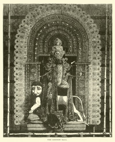 Gudinden Kali af English School