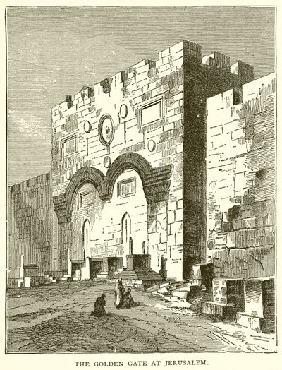 Den Gyldne Port i Jerusalem af English School