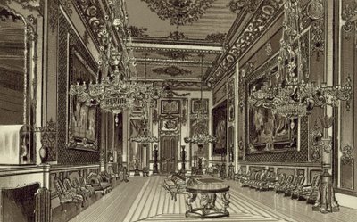 The Grand Reception Room, Windsor Castle af English School