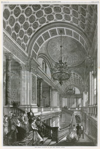 Den store trappe ved det nye udenrigsministerium af English School