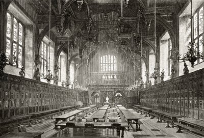The Great Hall of the Middle Temple, fra 