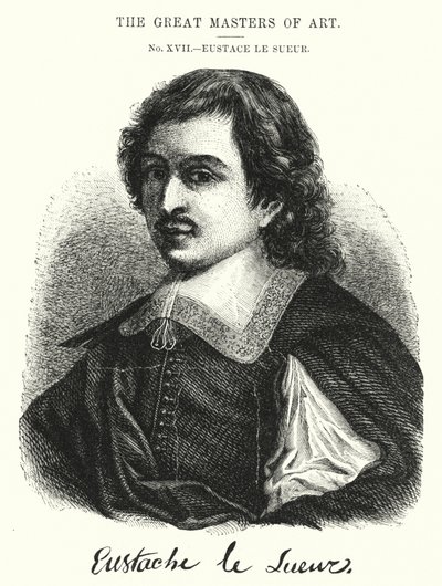 Den store kunstmester, Eustace Le Sueur (gravering) af English School