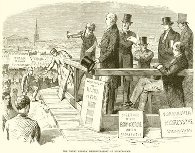 Den store reformdemonstration i Birmingham af English School