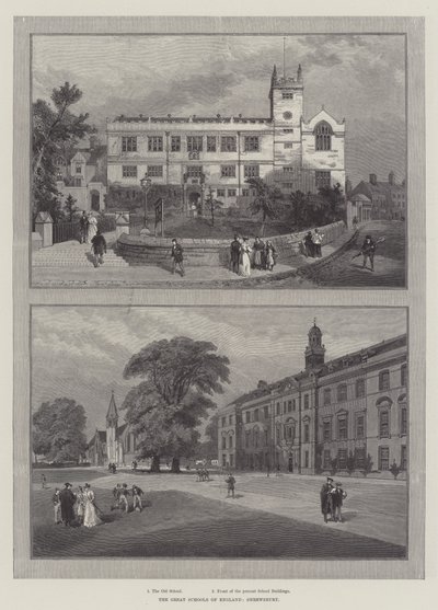 The Great Schools of England, Shrewsbury (gravering) af English School