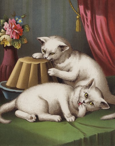 Den grådige killing (chromolitho) af English School