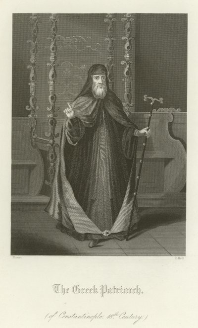 Den græske patriark af Konstantinopel, 1700-tallet af English School