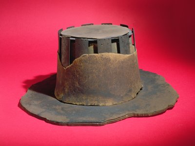 Dommer John Bradshaws hat, 1600-tallet (læder) af English School