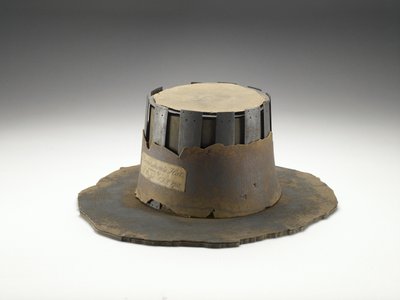 Dommer John Bradshaws hat, 1600-tallet (læder) af English School