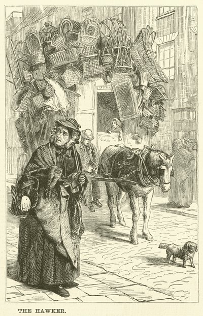 The Hawker (gravering) af English School