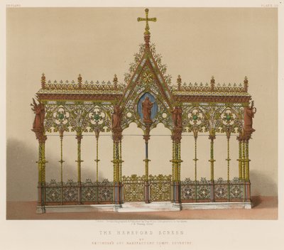 The Hereford Screen af Skidmores Art Manufactory Company, Coventry af English School