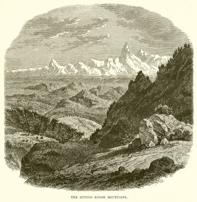 Hindoo Koosh-bjergene af English School