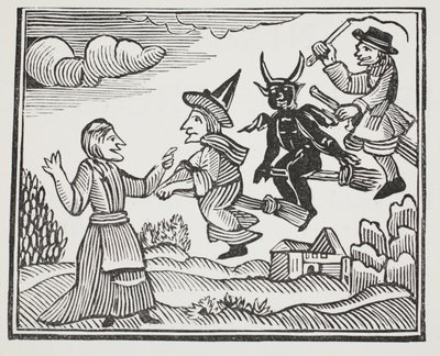 The History of Mother Shipton, illustration fra Chap-books of the Eighteenth Century af John Ashton, pub. 1882 af English School