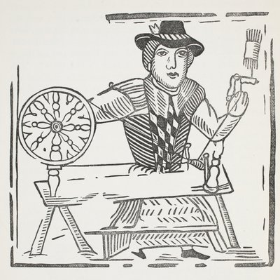 The History of the Blind Beggar of Bethnal Green, illustration fra Chapter-books of the Eighteenth Century af John Ashton, pub. 1882 af English School